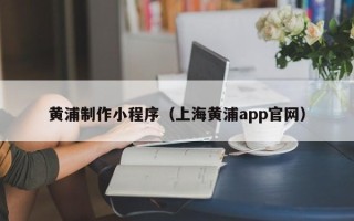 雄安新区黄浦制作小程序（上海黄浦app官网）