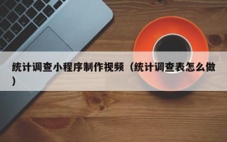 雄安新区统计调查小程序制作视频（统计调查表怎么做）