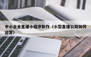 雄安新区中小企业直播小程序制作（小型直播公司如何运营）